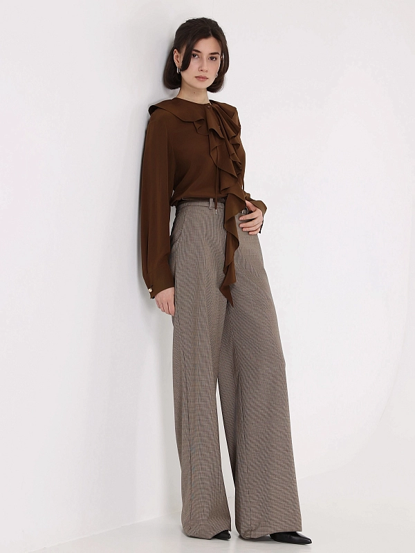 брюки Max Mara MSTCICALA цвет бежевый