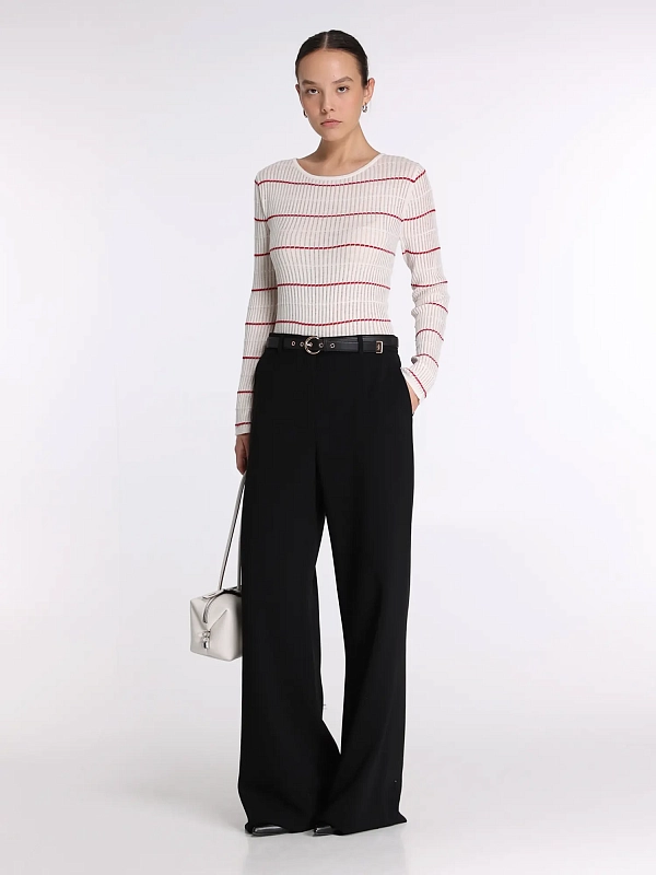джемпер Max Mara MSTPEDONE цвет белый,красный