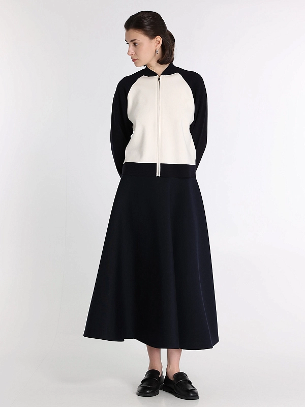 кардиган Max Mara MSTSALPA цвет белый,синий
