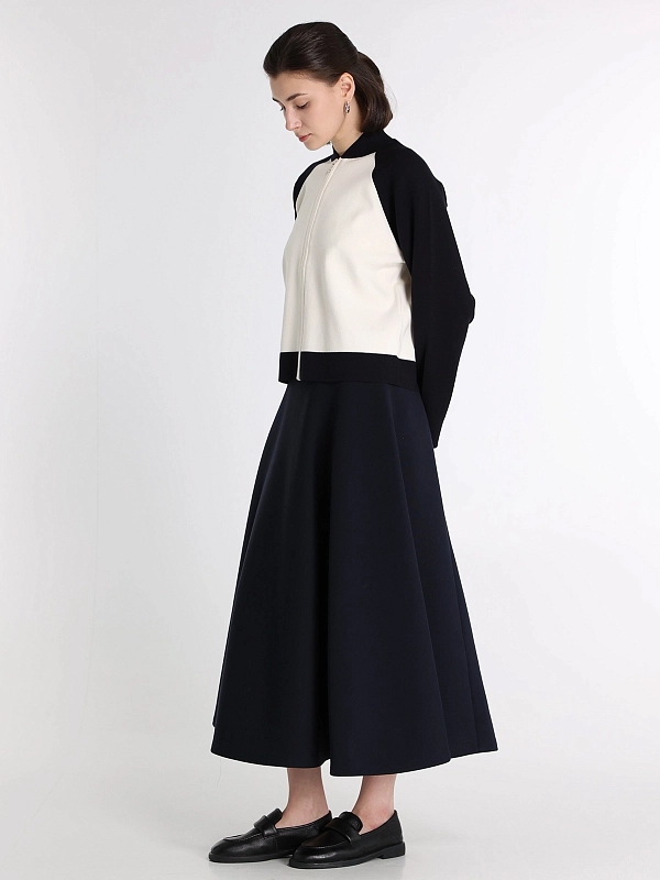 кардиган Max Mara MSTSALPA цвет белый,синий