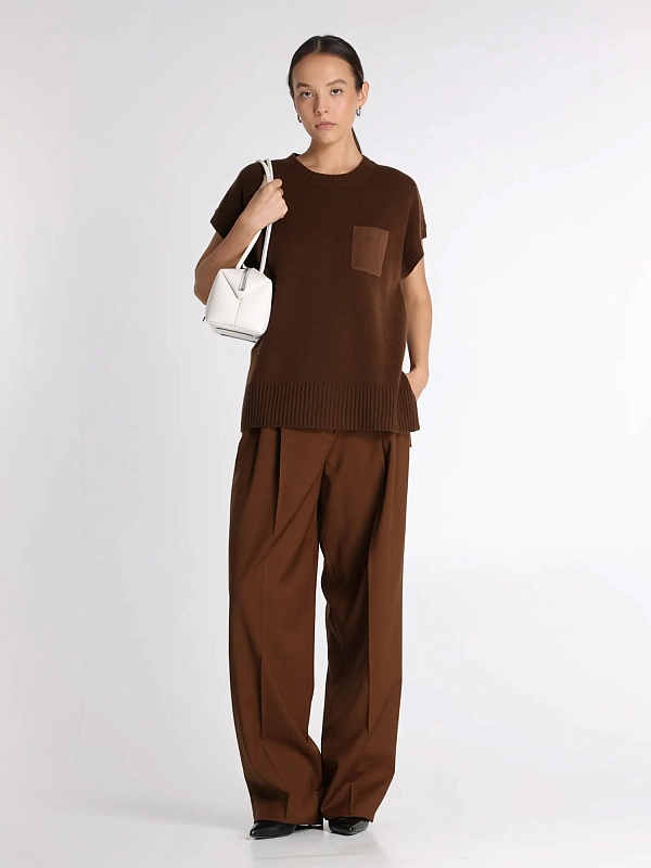джемпер Max Mara MSTSTRILLO цвет коричневый