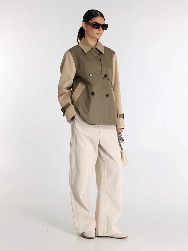 тренч Max Mara Weekend WKDBIGLIA цвет хаки