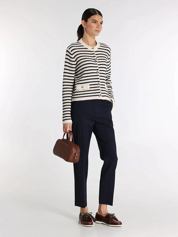 брюки Max Mara Weekend WKDCANON цвет темно-синий