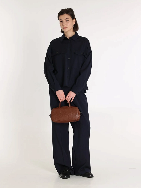 рубашка Max Mara Weekend WKDMULINO цвет темно-синий