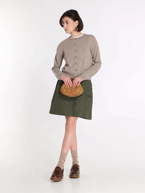 юбка Max Mara Weekend WKDSFERE цвет хаки