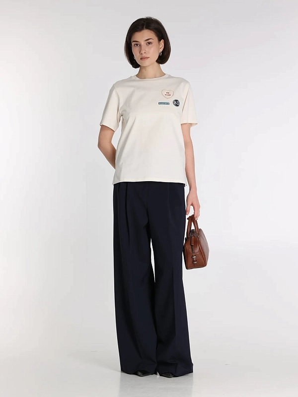 футболка Max Mara Weekend WKDWEST цвет белый, синий