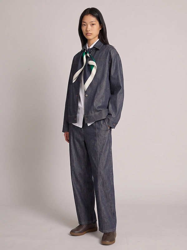 брюки Max Mara MMLBEVANDA цвет синий