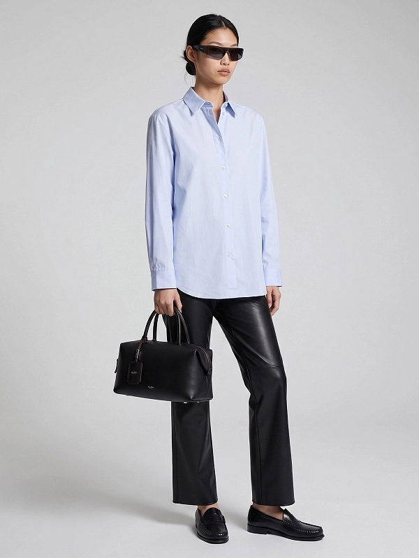рубашка Max Mara MMLFIACRE цвет голубой