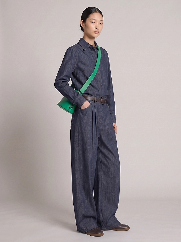 брюки Max Mara MMLGESTRO цвет синий
