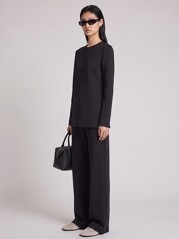 брюки Max Mara MMLMIRTO цвет черный