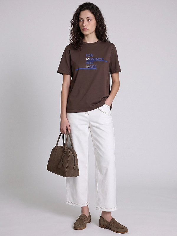 футболка Max Mara MMLROLLIO