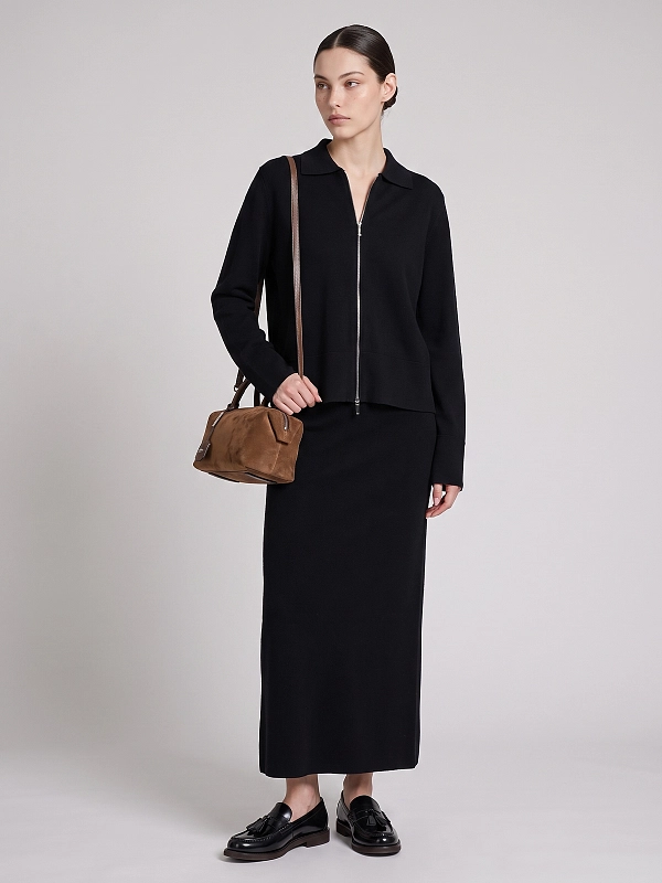 кардиган Max Mara MMLSNACK цвет черный
