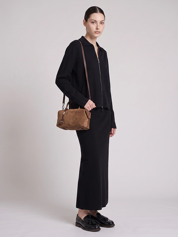 кардиган Max Mara MMLSNACK цвет черный