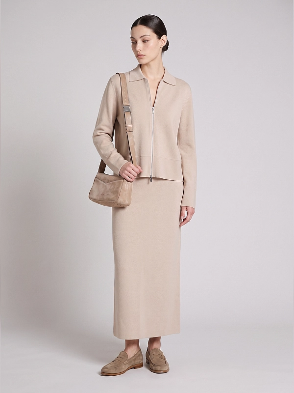 кардиган Max Mara MMLSNACK цвет светло-бежевый