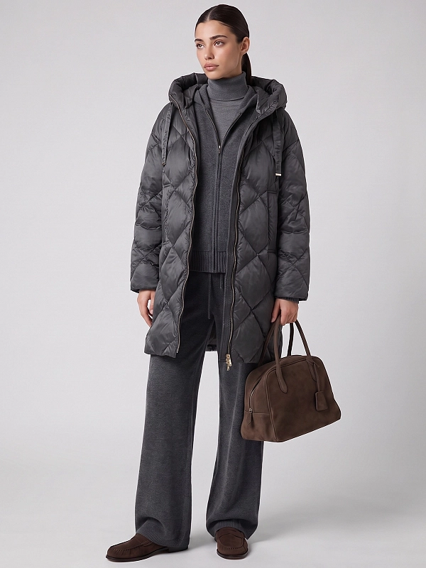 пуховик средний Max Mara MTCTREFE