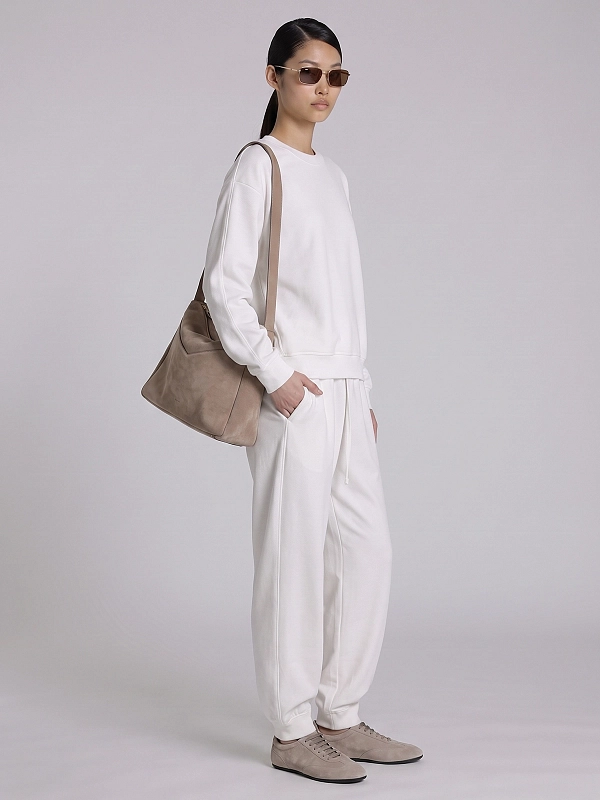 брюки Max Mara MXMARCELLA цвет белый