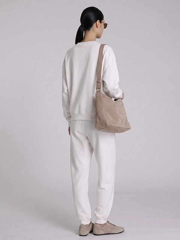 брюки Max Mara MXMARCELLA цвет белый