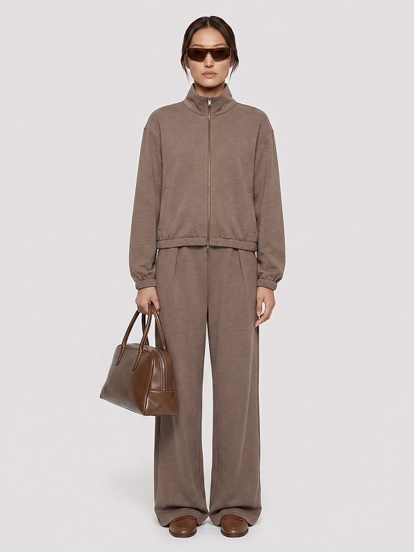 толстовка спортивная Max Mara MXMESPLOSO цвет коричневый