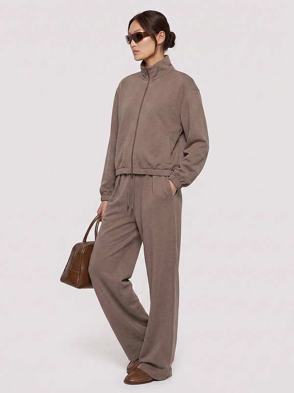 толстовка спортивная Max Mara MXMESPLOSO цвет коричневый
