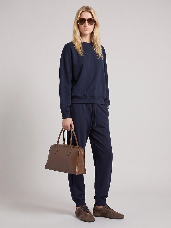свитшот Max Mara MXMFASTO цвет темно-синий