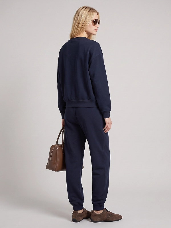 свитшот Max Mara MXMFASTO цвет темно-синий