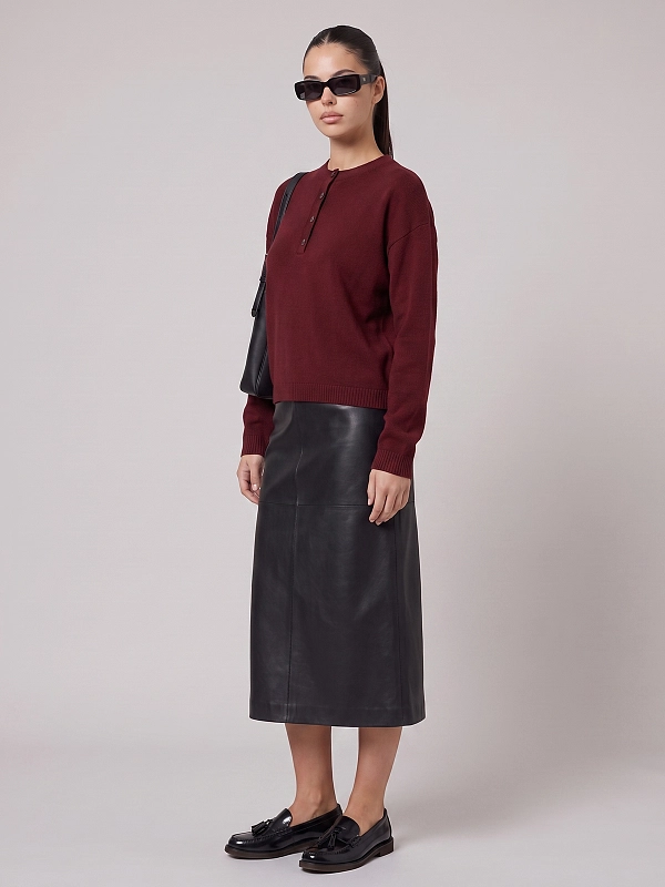 юбка эко Max Mara SMMAMACA