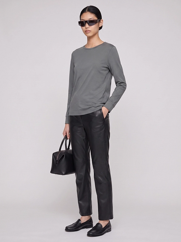 лонгслив Max Mara SMMFUMETTO цвет темно-серый