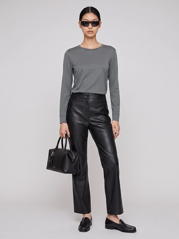 лонгслив Max Mara SMMFUMETTO цвет темно-серый