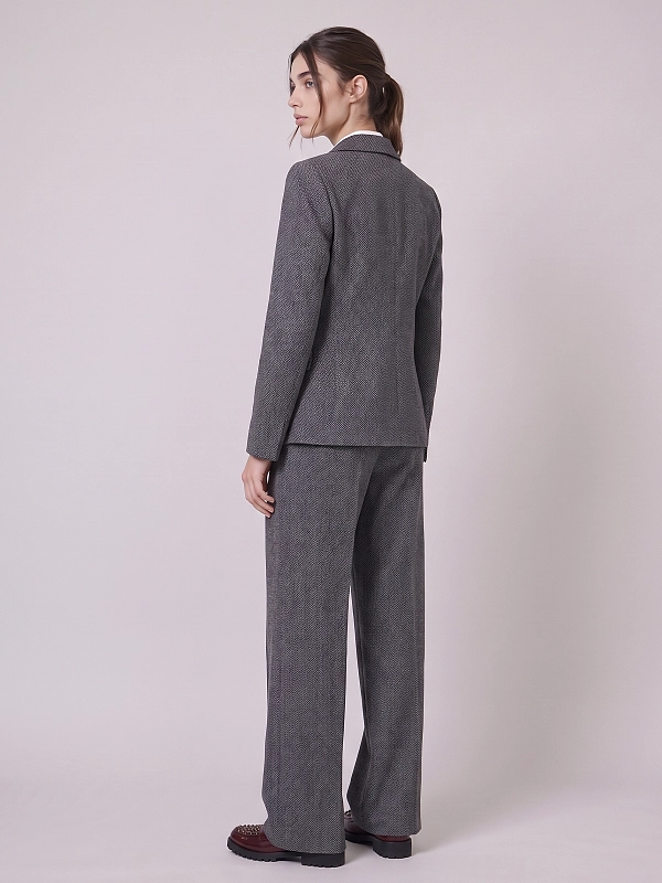 брюки трикотажные Max Mara Weekend WKDEDITTA цвет серый