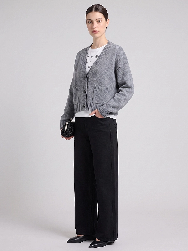 кардиган Max Mara Weekend WKDFILMATO цвет серый