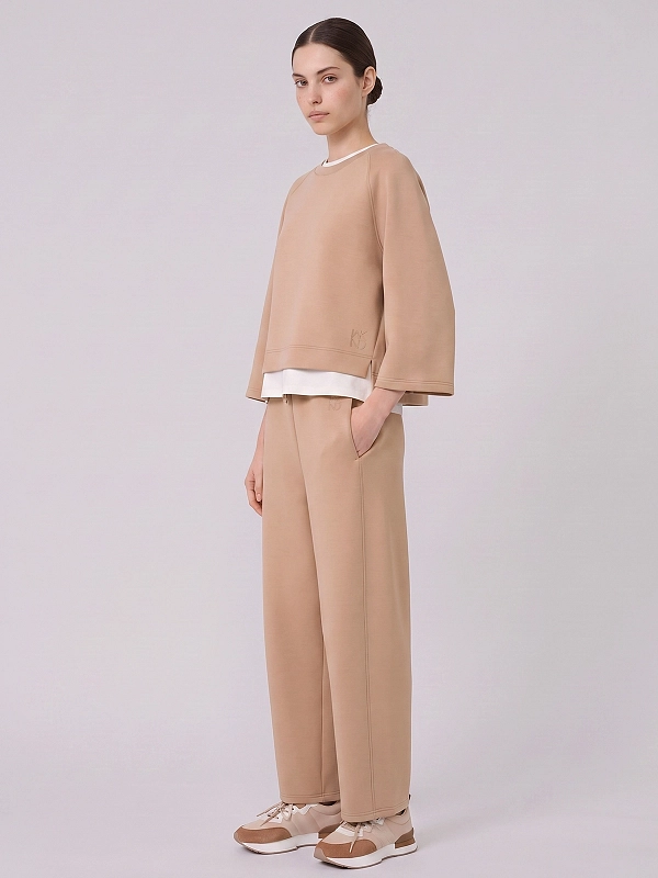 брюки спортивные Max Mara Weekend WKDGETTO цвет бежевый
