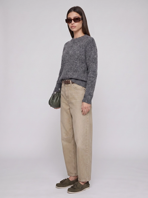 джемпер Max Mara Weekend WKDHOBBY цвет серый