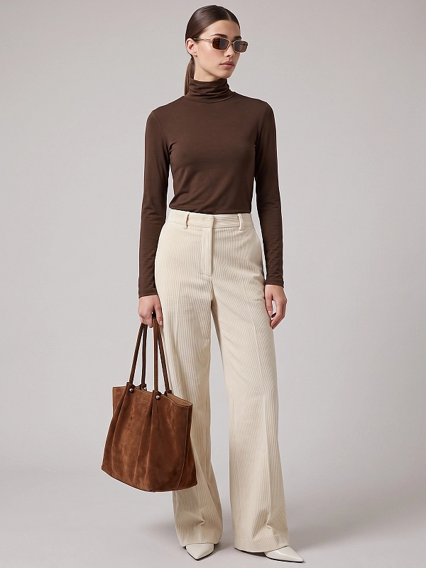 водолазка Max Mara Weekend WKDMULTIF цвет коричневый