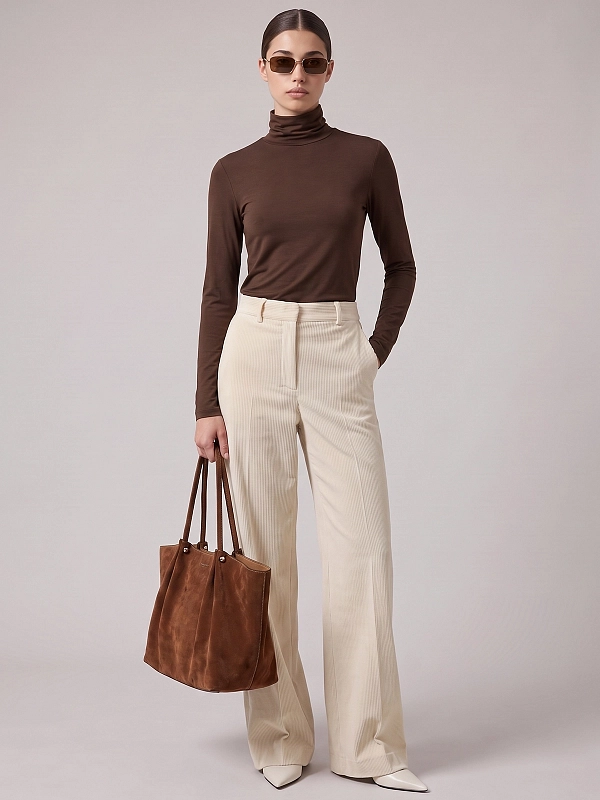 водолазка Max Mara Weekend WKDMULTIF цвет коричневый