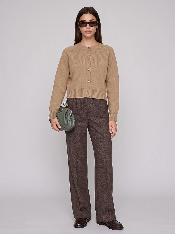 кардиган Max Mara Weekend WKDOMBROSA цвет кэмэл