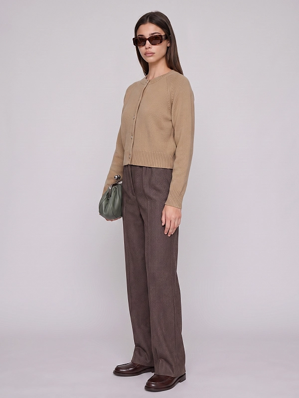 кардиган Max Mara Weekend WKDOMBROSA цвет кэмэл