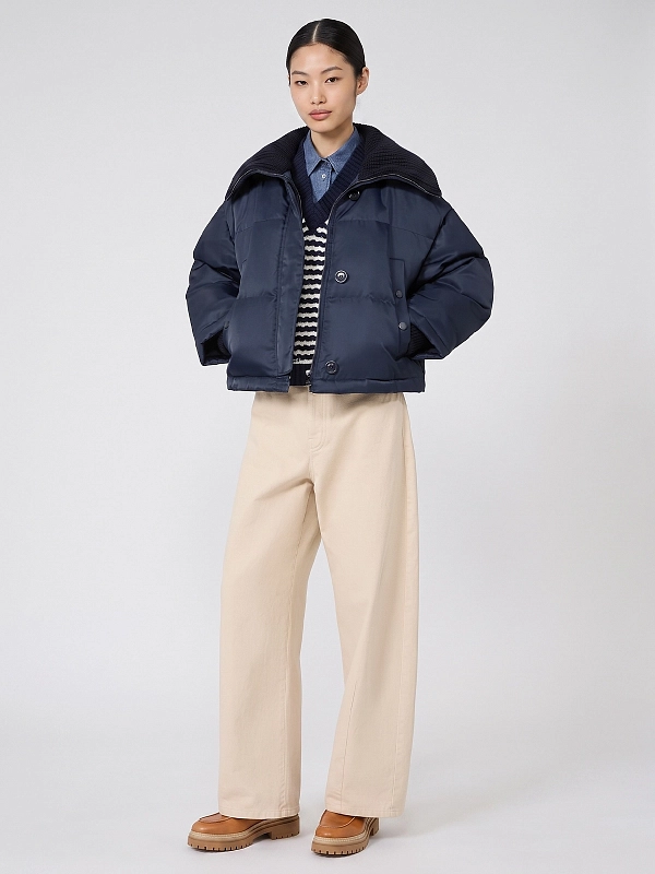 пуловер Max Mara Weekend WKDSPIGA цвет сине-белый